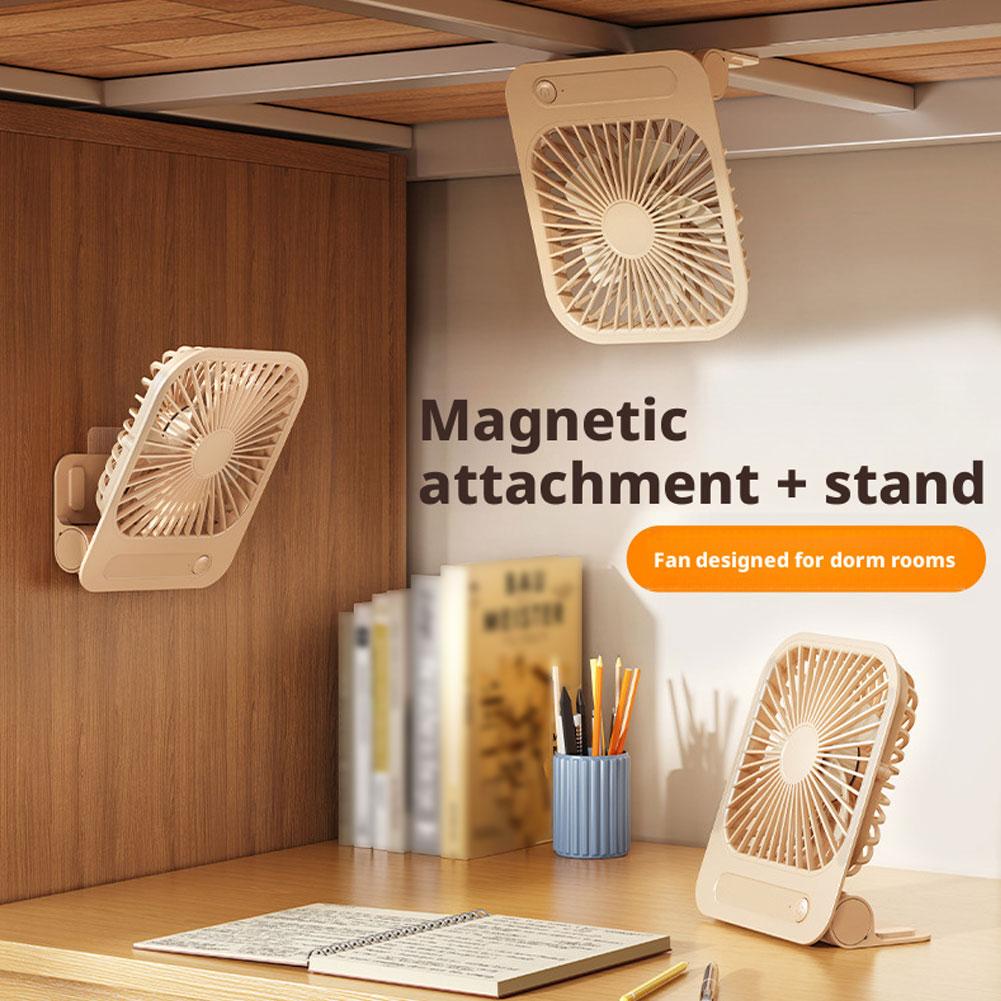 Office Furniture Layout - Ultradunne magnetische koelventilator Tafelventilator USB oplaadbare