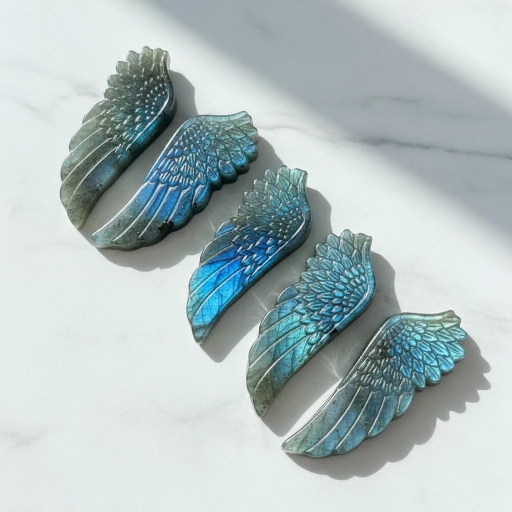 Een labradoriet vleugelsculptu - Office Furniture In China recensie en prijs