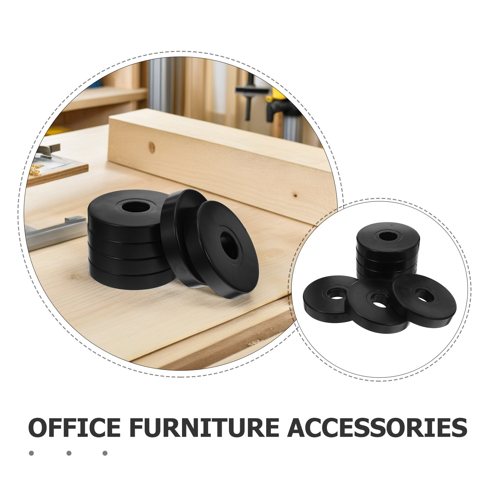 12 stuks ronde zwenkwielbesche - Office Furniture For Home recensie en prijs