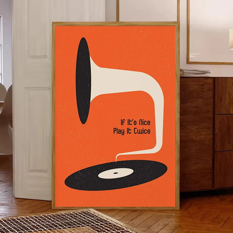 Mid Century Vinyl Record Canva - Office Furniture Layout recensie en prijs