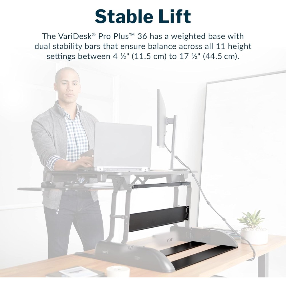 Desk Pro Plus 36, staande omvo - Office Furniture Plus recensie en prijs