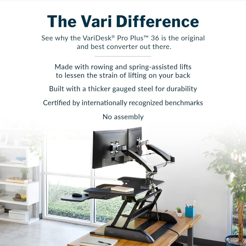Desk Pro Plus 36, staande omvo - Office Furniture Plus recensie en prijs